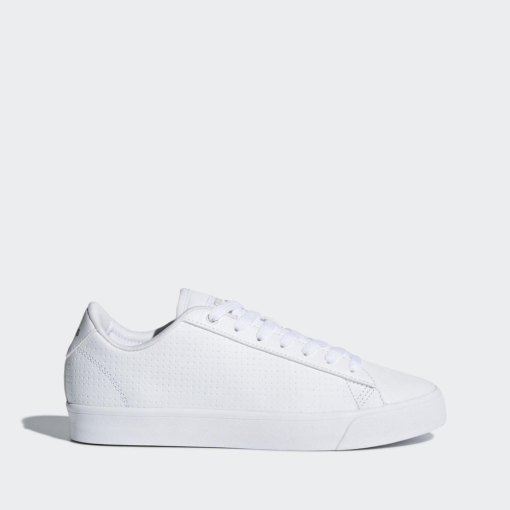 Adidas Cloudfoam Daily Qt Clean - αθλητικα παπουτσια γυναικεια - Ασπρα/Ασπρα/Γκρι,Μέγεθος: EU 36 – 5